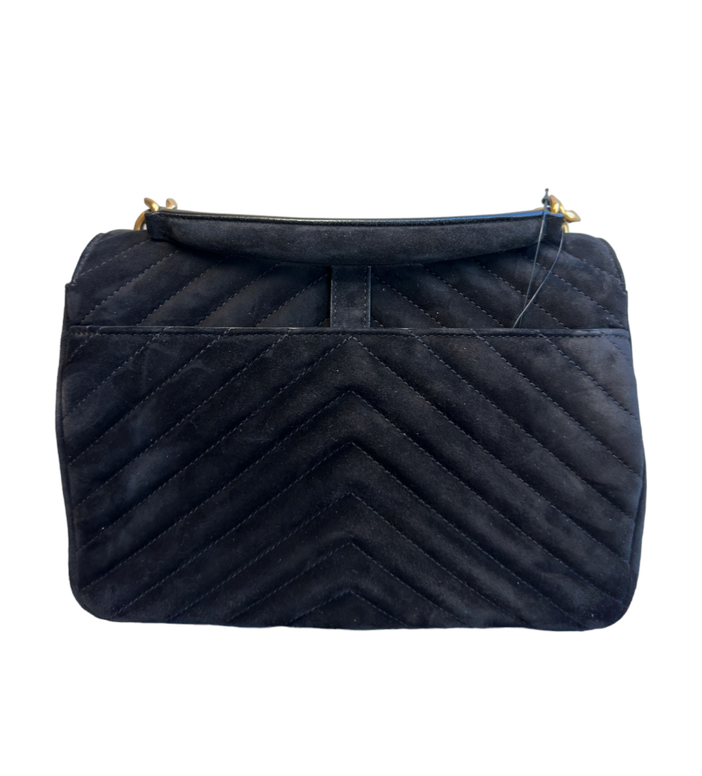 SAINT LAURENT - College Quilted Shoulder Bag
