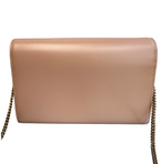 SAINT LAURENT - Peach Wallet on Chain