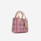 Dior Mini Lady Dior - Pink Crystal Beaded