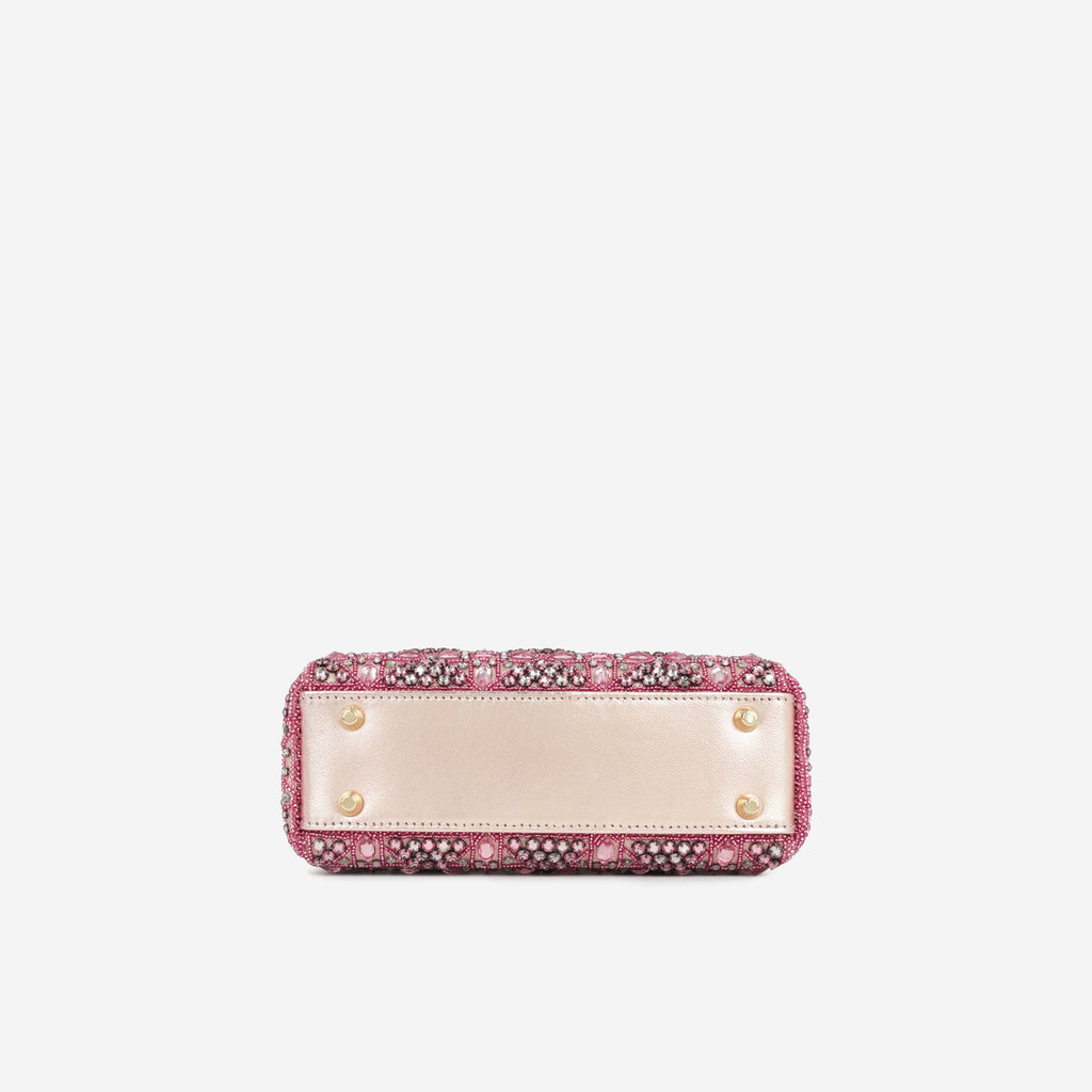 Dior Mini Lady Dior - Pink Crystal Beaded