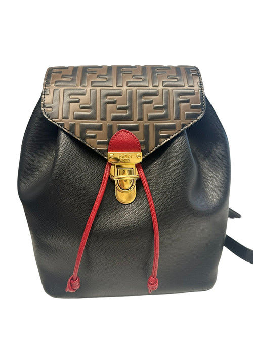 FENDI - Cruise FF Embossed Backpack