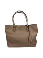 PRADA - Beige Leather Shoulder Bag
