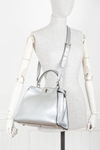 FENDI Peekaboo Medium Silver