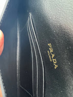 PRADA - Long Wallet Black Vittello Move leather