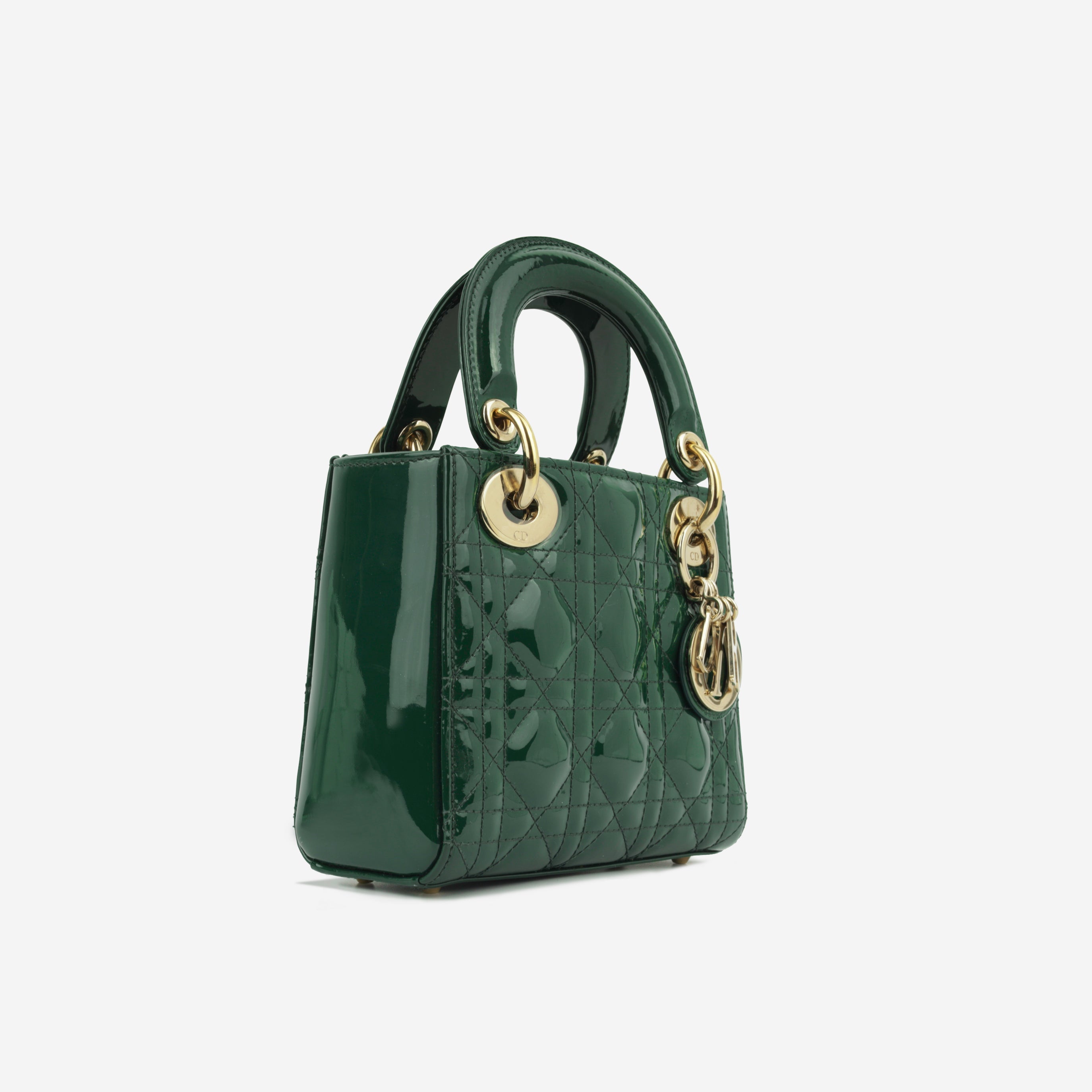 Dior Mini Lady Dior - Hunter Green