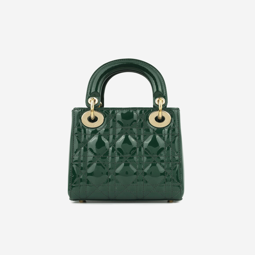 Dior Mini Lady Dior - Hunter Green
