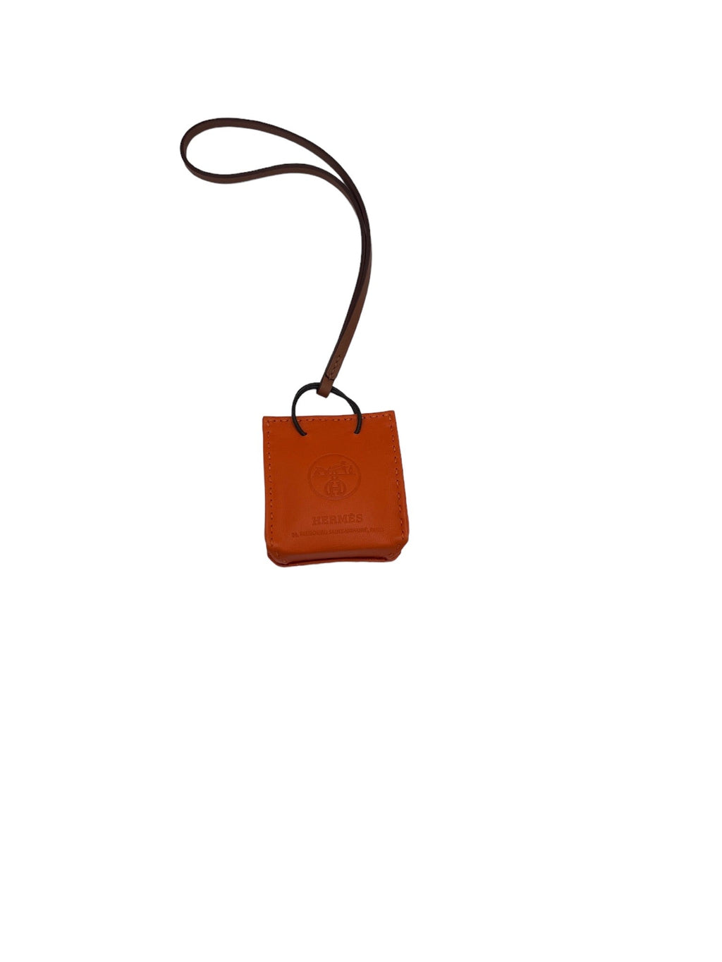 HERMES - Sack Orange Bag Charm
