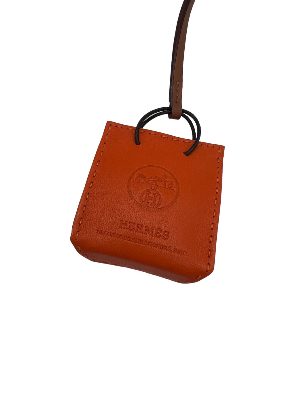 HERMES - Sack Orange Bag Charm