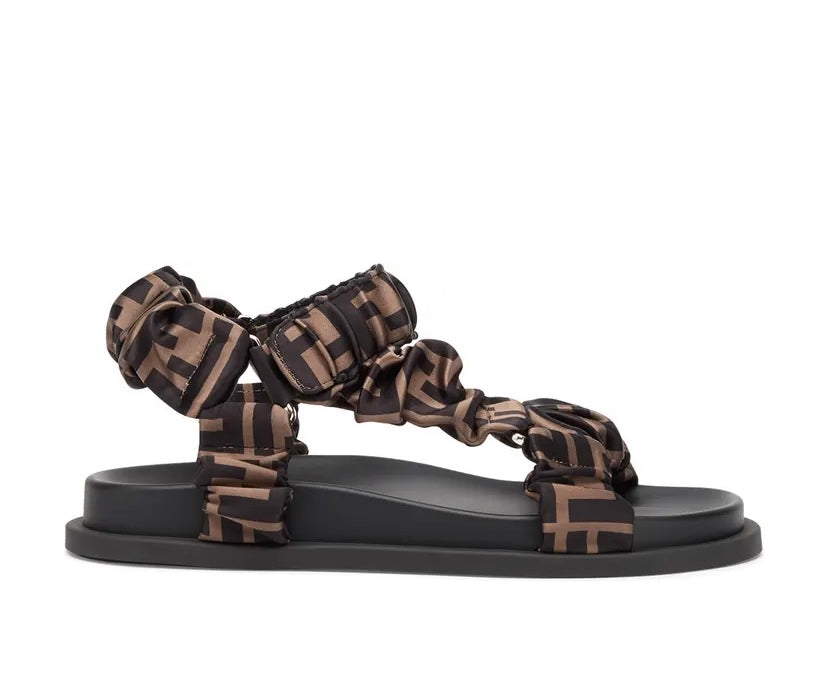 FENDI FEEL LOGO SPORT SANDALS
