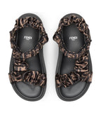 FENDI FEEL LOGO SPORT SANDALS