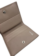 PRADA - Beige Leather Bifold Wallet