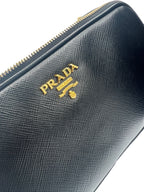 PRADA - Black Saffiano Leather Shoulder Bag