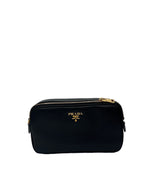 PRADA - Black Saffiano Leather Shoulder Bag