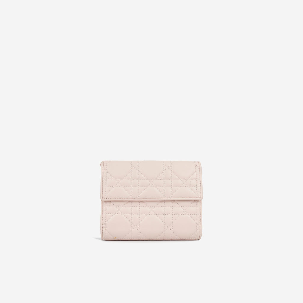 Dior Lady Dior Flap Wallet