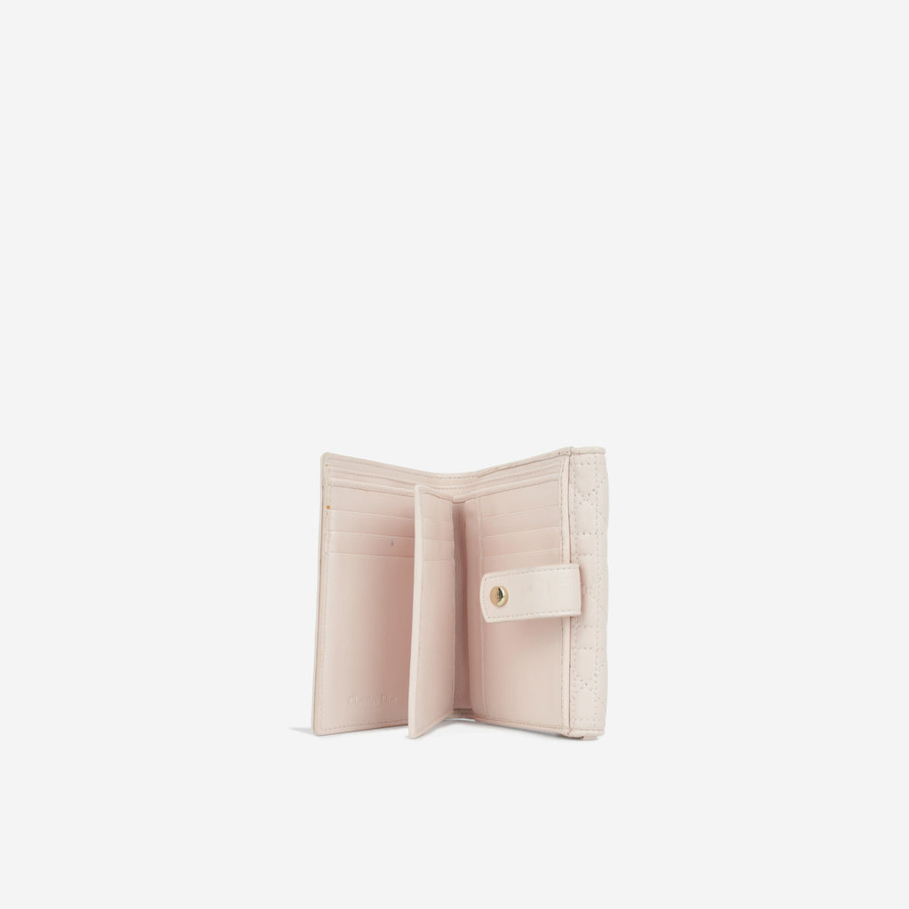 Dior Lady Dior Flap Wallet