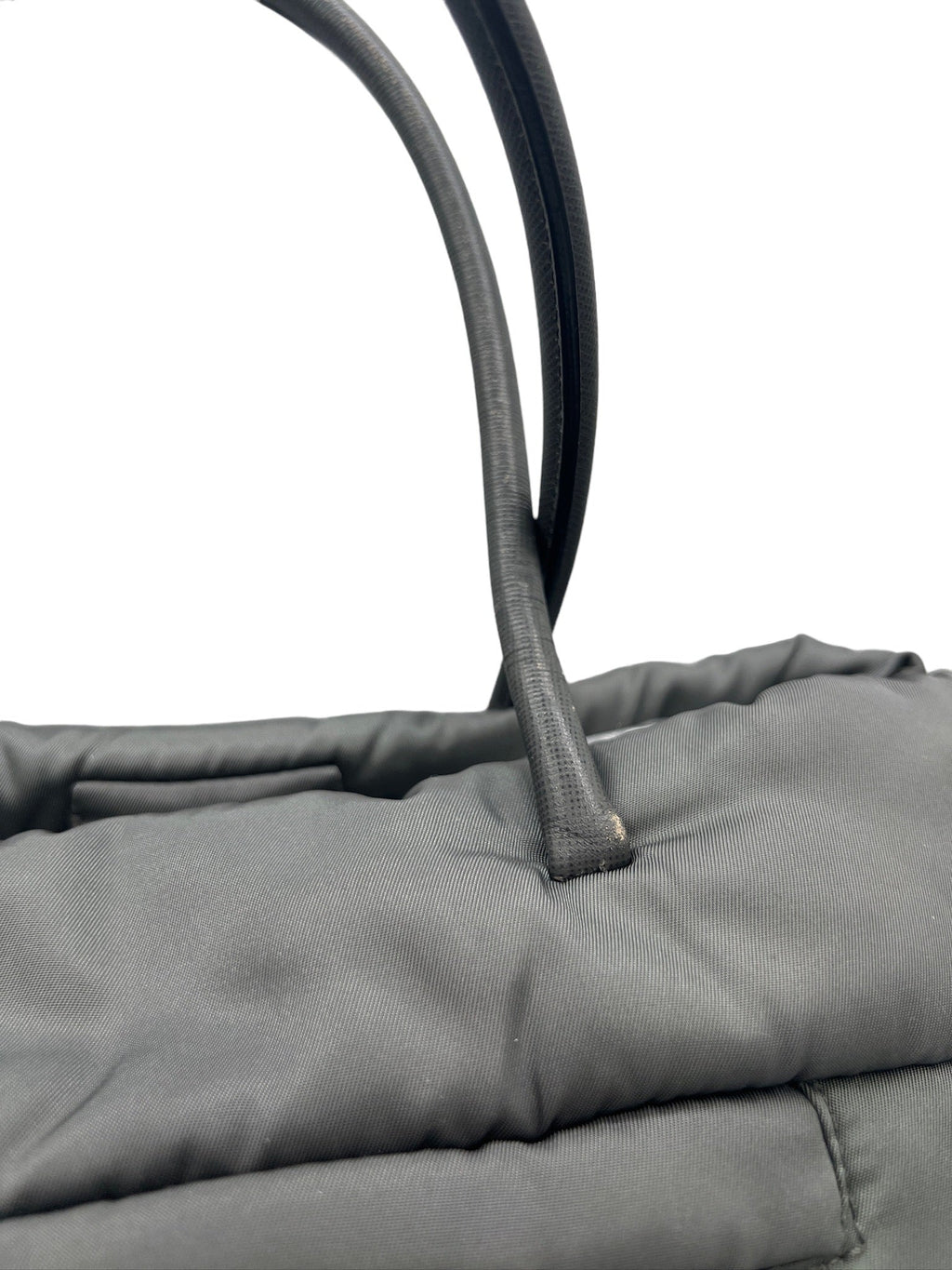 PRADA - Tessuto Bomber Tote Bag Gray Nylon