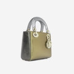 Dior Mini Lady Dior - Silver/Gold