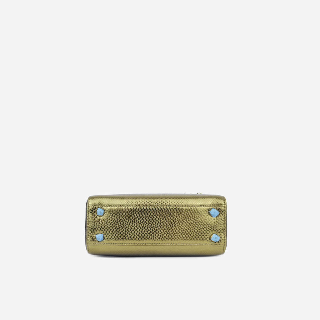 Dior Mini Lady Dior - Silver/Gold