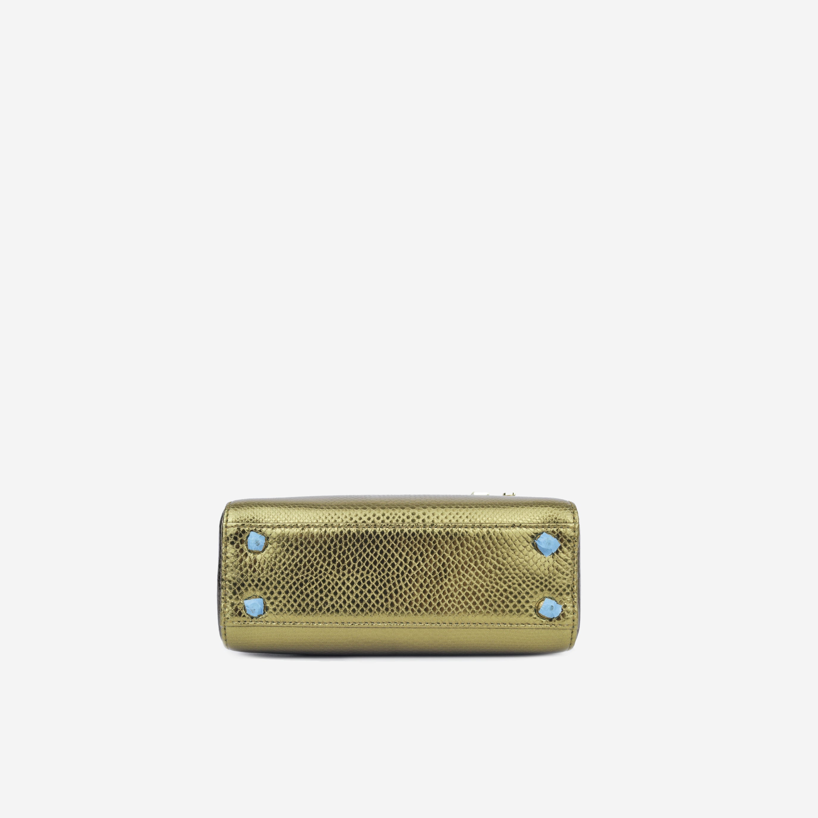 Dior Mini Lady Dior - Silver/Gold