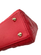 DIOR - Lambskin Cannage Dioramour Small ABC Lady Dior Crossbody Bag