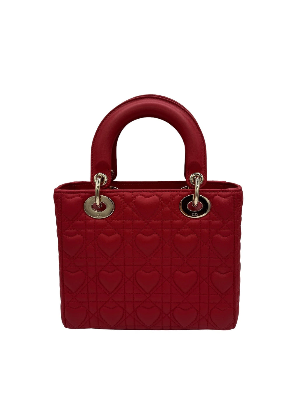 DIOR - Lambskin Cannage Dioramour Small ABC Lady Dior Crossbody Bag