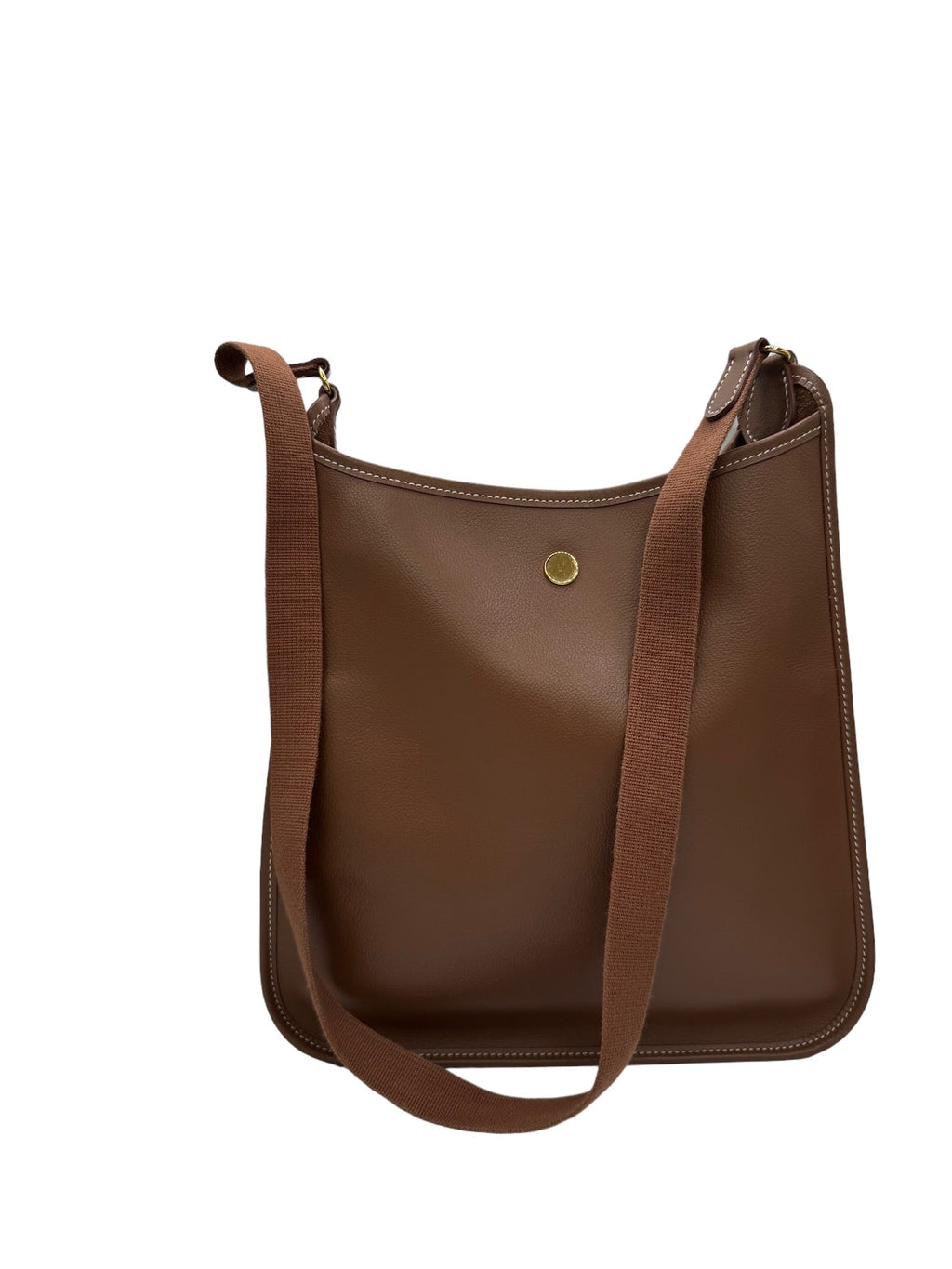 HERMES - Vespa PM Dark Brown Veau Graine Couchevel Shoulder Bag