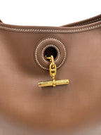 HERMES - Vespa PM Dark Brown Veau Graine Couchevel Shoulder Bag