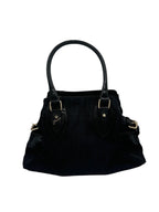 FENDI - Black Jacquard Leather Etnico Tote Bag