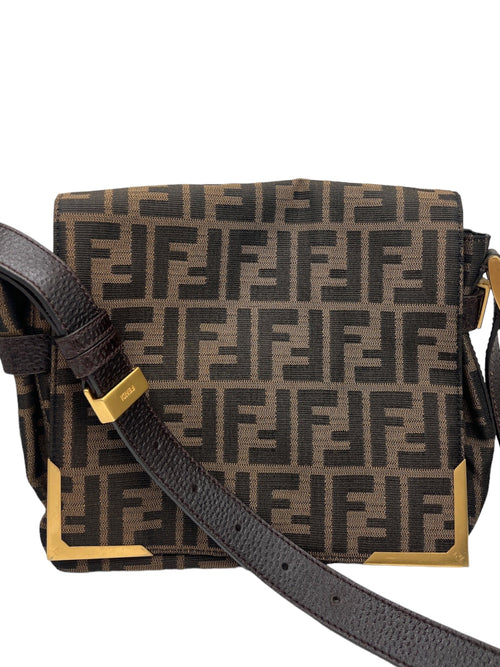 FENDI - Zucca Canvas Messenger Bag