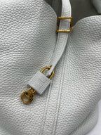 HERMES - Picotin Lock 22 White Clemence Handbag