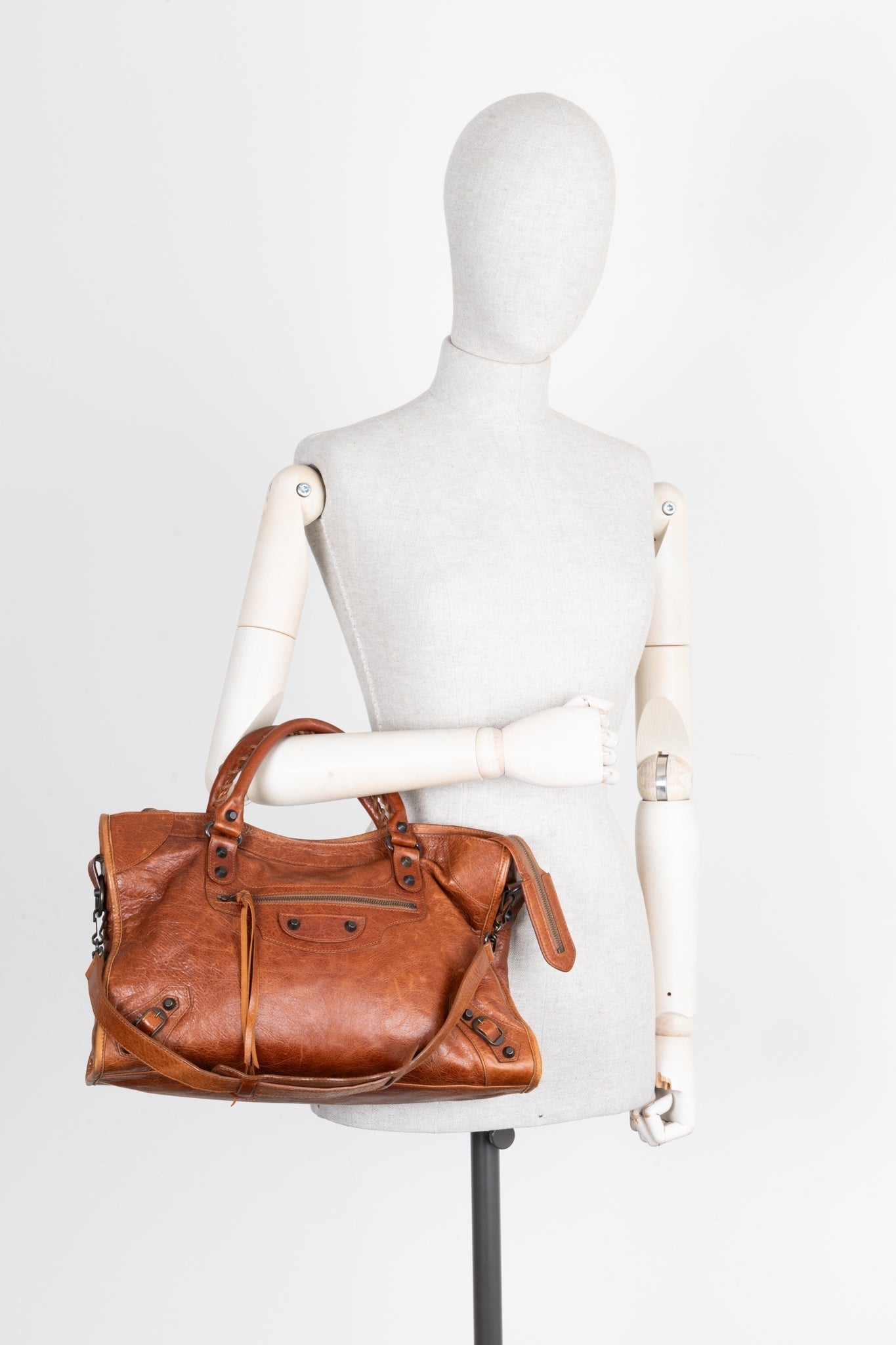 BALENCIAGA City Bag Medium Brown