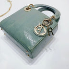 No.001558-3-Dior Python Mini Lady Dior