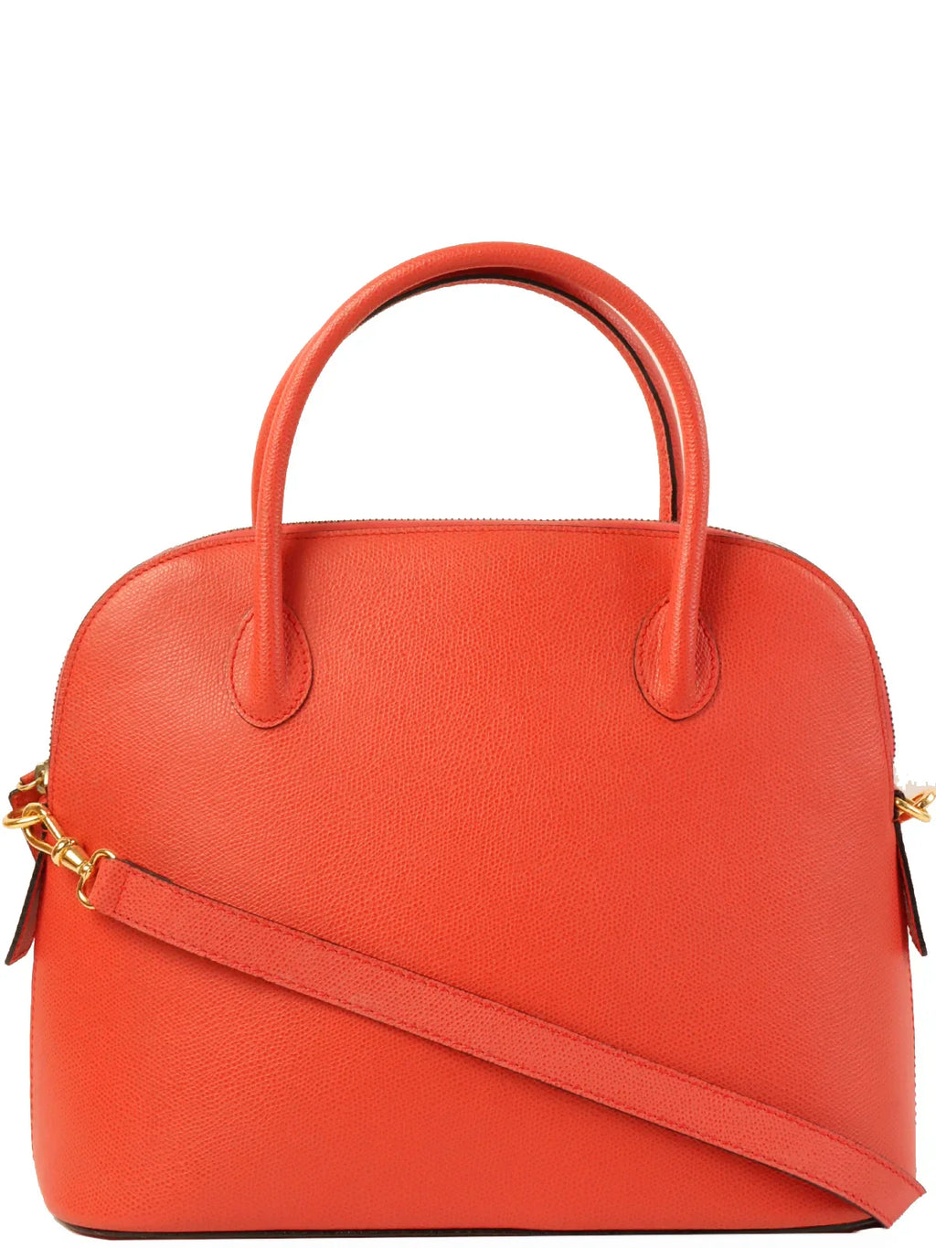 CELINE Logo Embossed Charm 2Way Bag Coral Pink