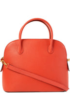 CELINE Logo Embossed Charm 2Way Bag Coral Pink