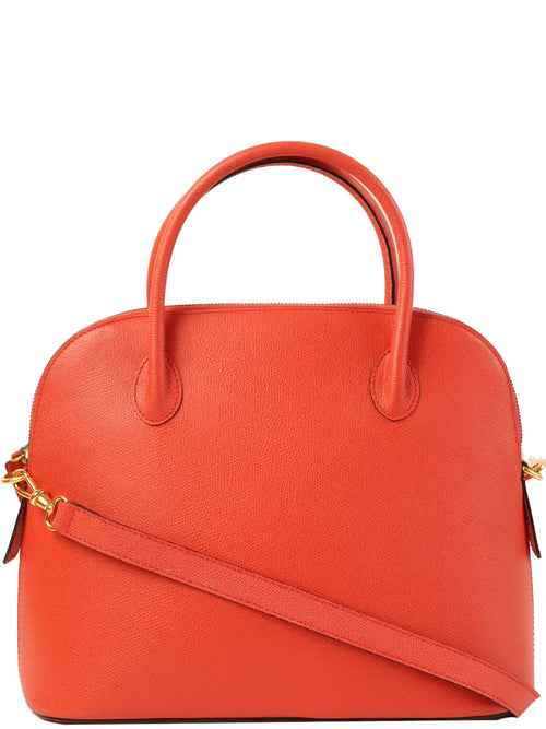 CELINE Logo Embossed Charm 2Way Bag Coral Pink