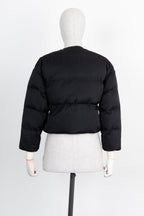 CHRISTIAN DIOR ALPS Puffer Jacket with Belt Black
