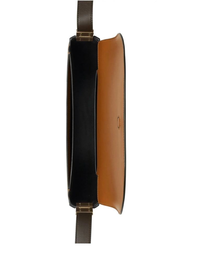 BURBERRY SMALL TWO-TONE OLYMPIA BAG