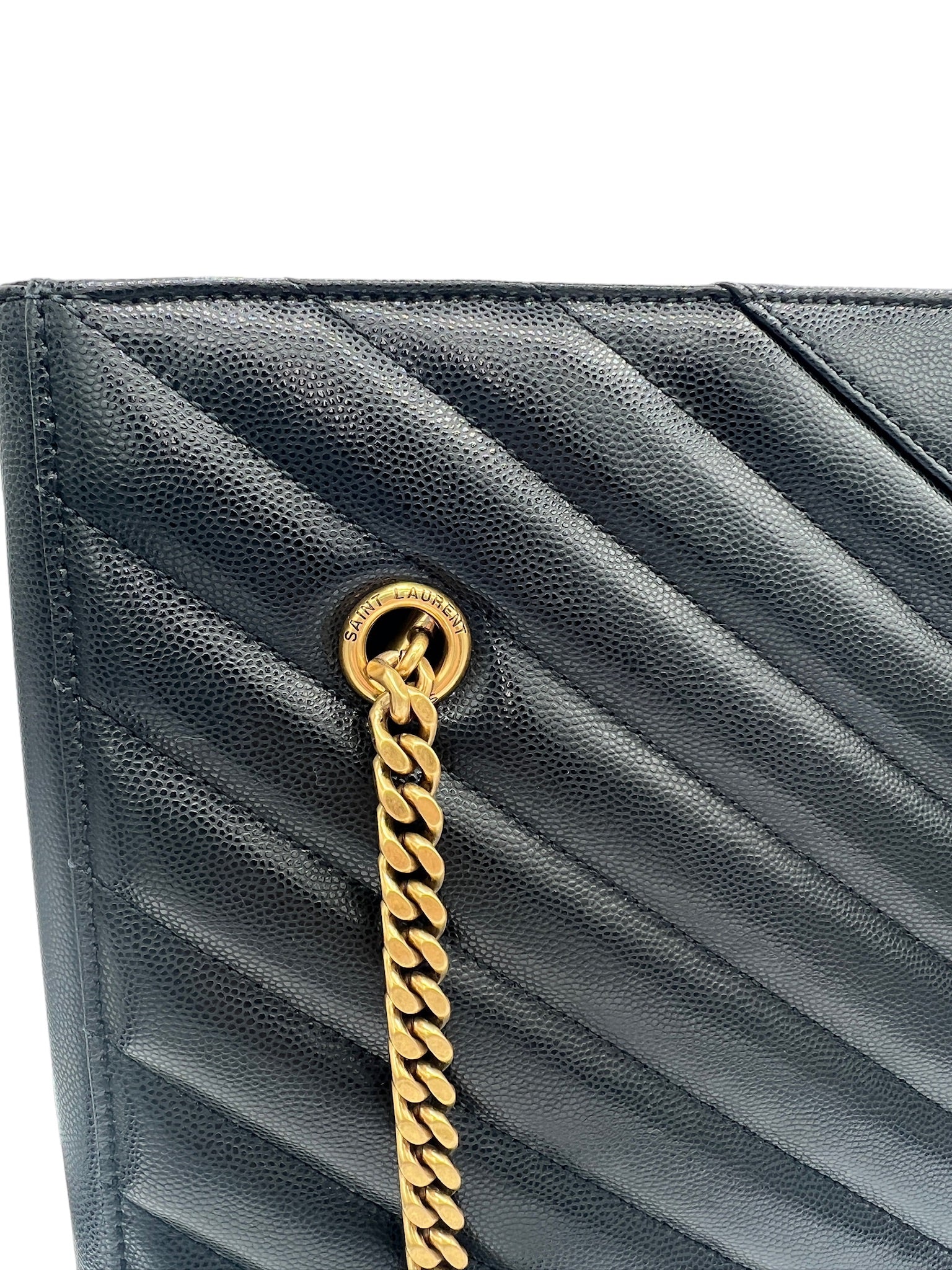 SAINT LAURENT - Tribeca Shopping Tote Matelasse Chevron Leather Medium