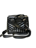 SAINT LAURENT - Loulou Backpack Metalasse Chevron Leather Small