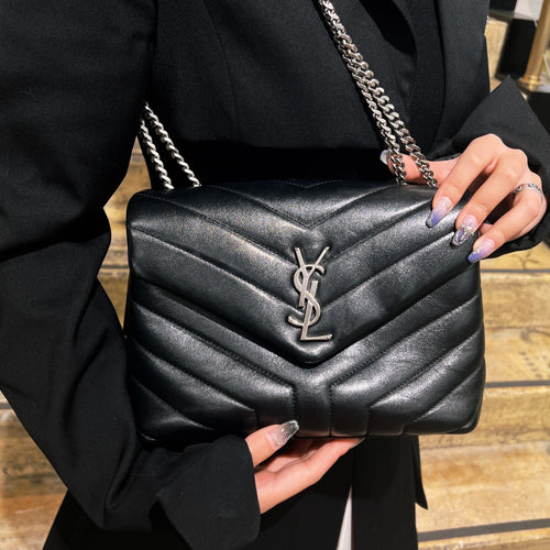 Saint Laurent Black Loulou Shoulder Bag TWS