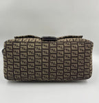 Fendi Mamma Baguette in Brown Zucca Canvas