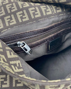 Fendi Mamma Baguette in Brown Zucca Canvas