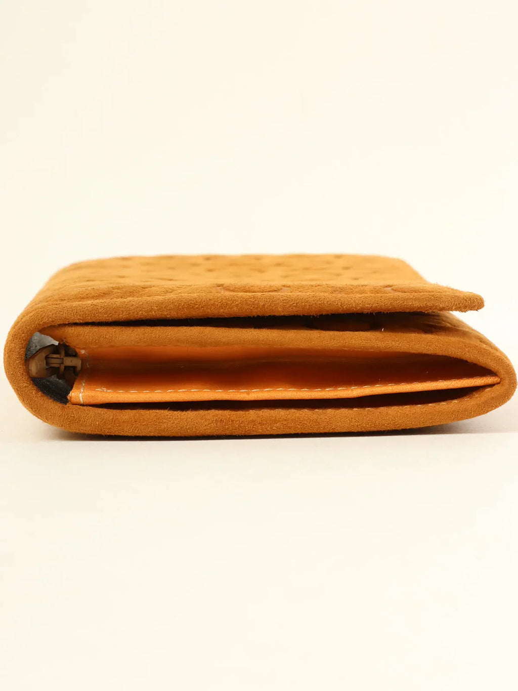CELINE Suede C Macadam Pattern Wallet Brown
