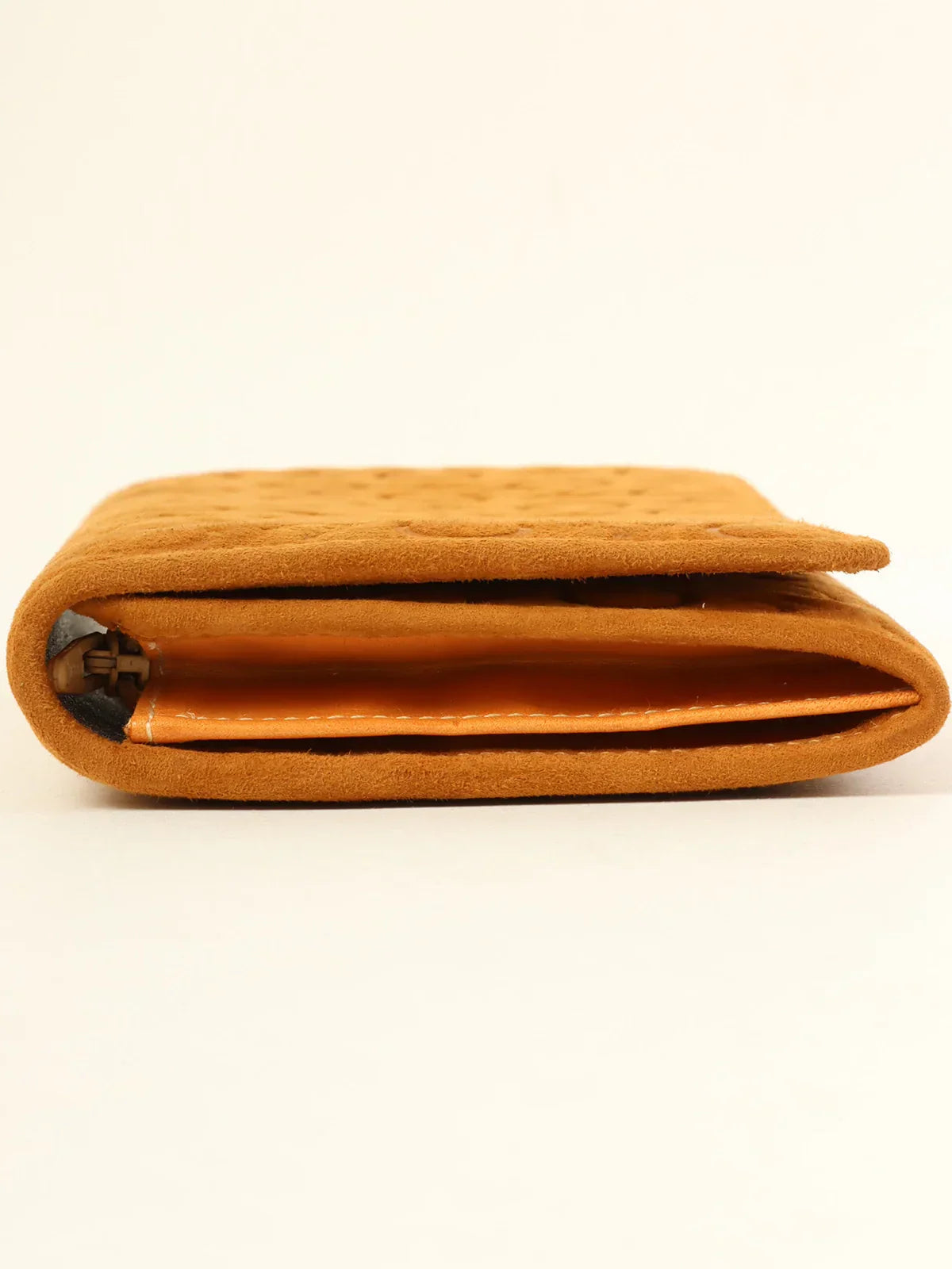 CELINE Suede C Macadam Pattern Wallet Brown
