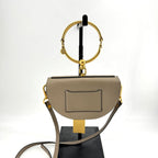 Chloe Taupe Leather Nile Bracelet Bag
