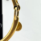 Chloe Taupe Leather Nile Bracelet Bag