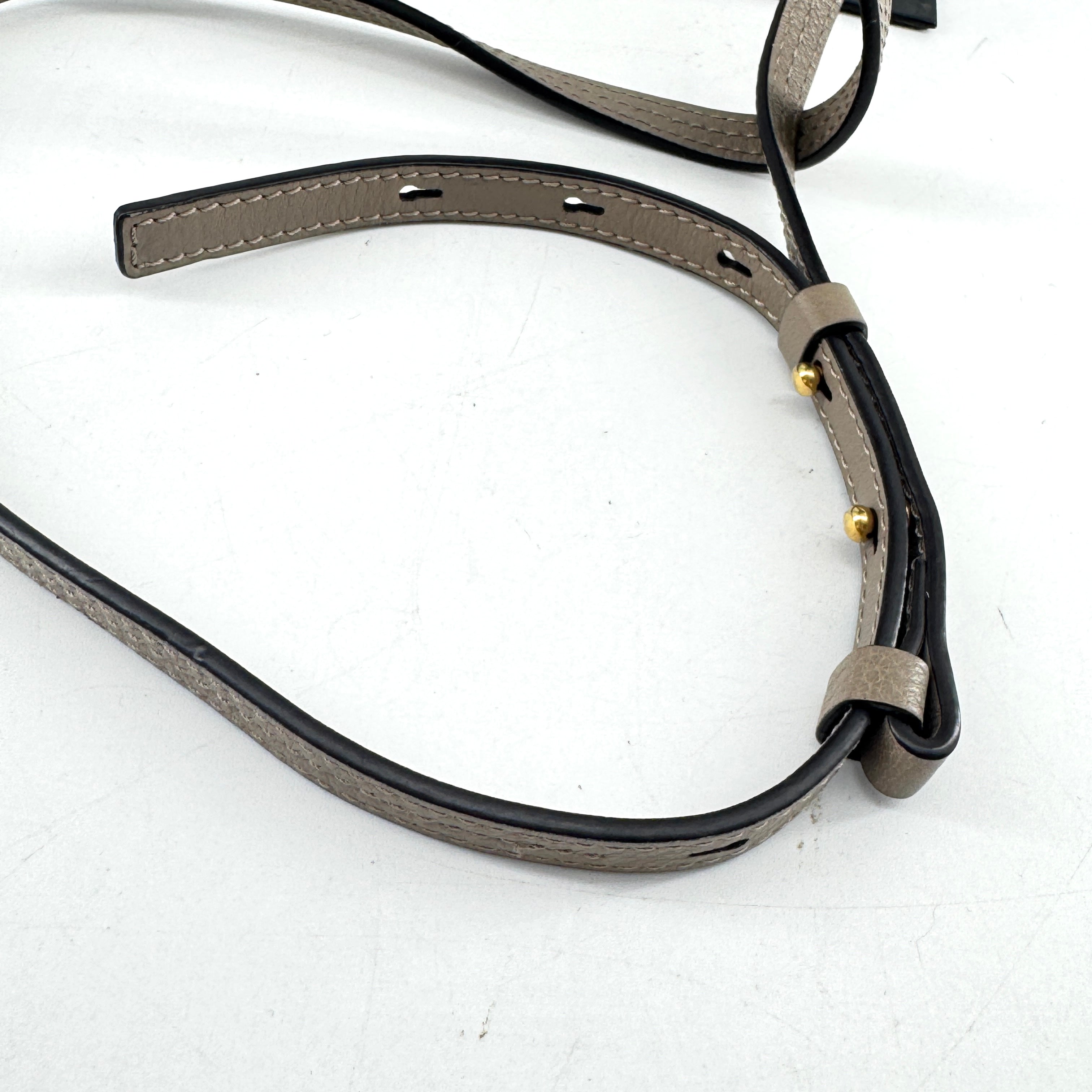 Chloe Taupe Leather Nile Bracelet Bag