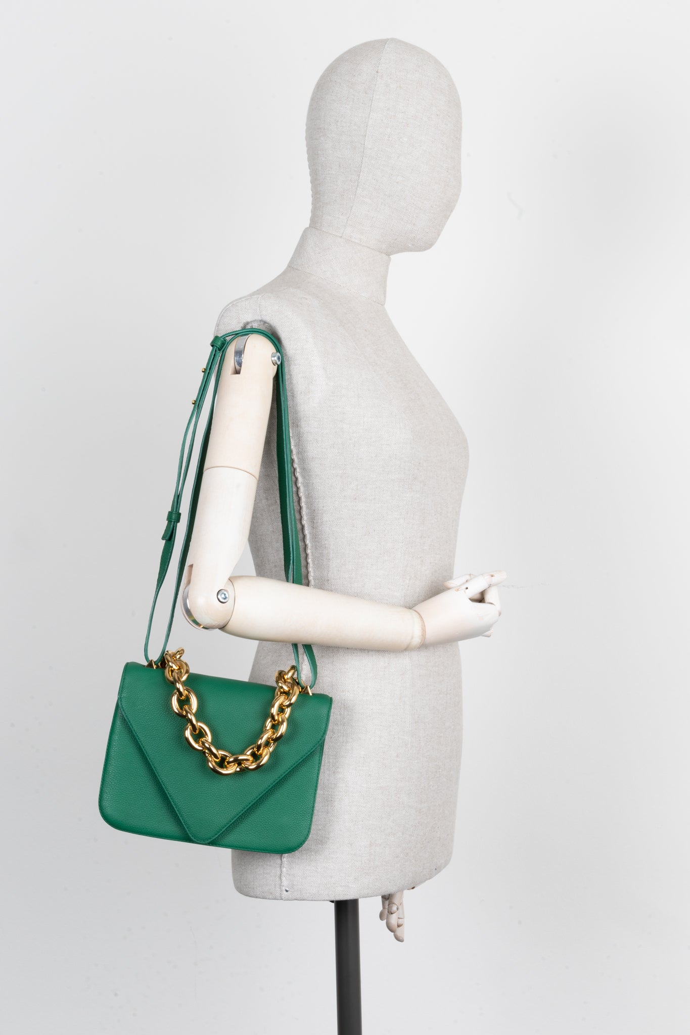 BOTTEGA VENETA Envelope Bag Green