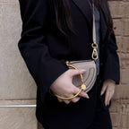 Chloe Taupe Leather Nile Bracelet Bag