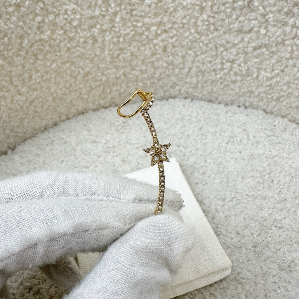 Dior Single Sided Pearls Earring in GHW